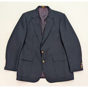 Edgeworth Vintage Men's Blazer Jacket Size 44R Blue Sport Coat
